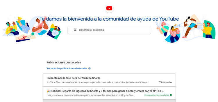 Inicio de la Comunidad de Ayuda Google para YouTube